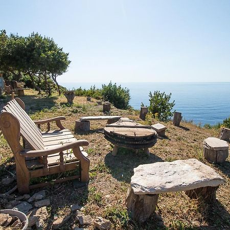 Coin De Paradis Vue Dominante Sur Mer, Montagne Et Tour Genoise Avec Jacuzzi Pino المظهر الخارجي الصورة