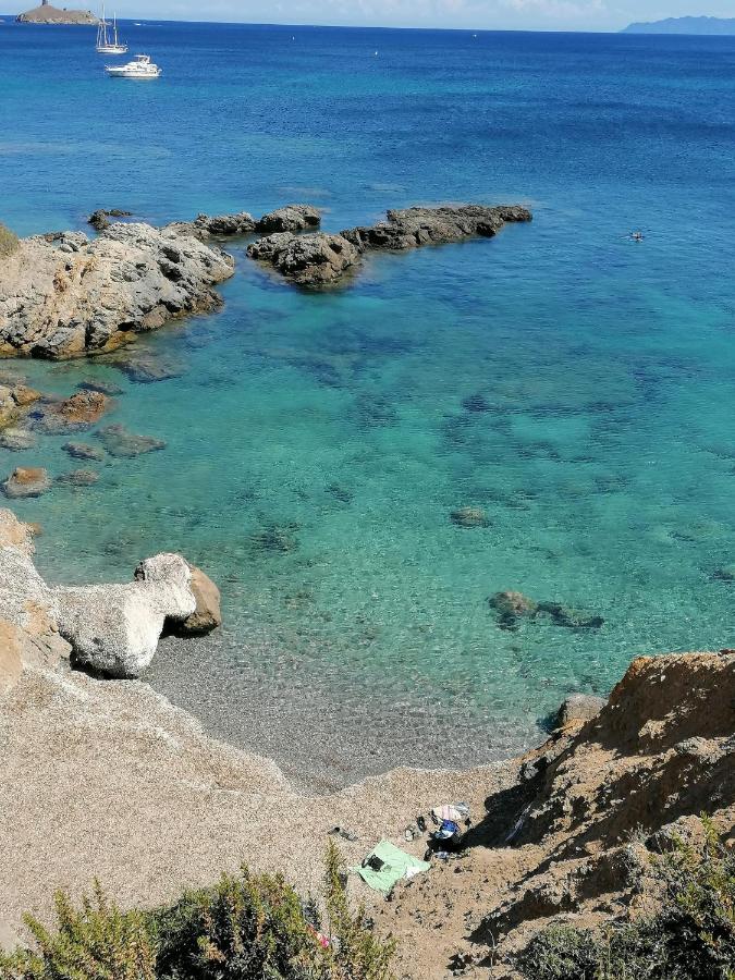 Coin De Paradis Vue Dominante Sur Mer, Montagne Et Tour Genoise Avec Jacuzzi Pino المظهر الخارجي الصورة