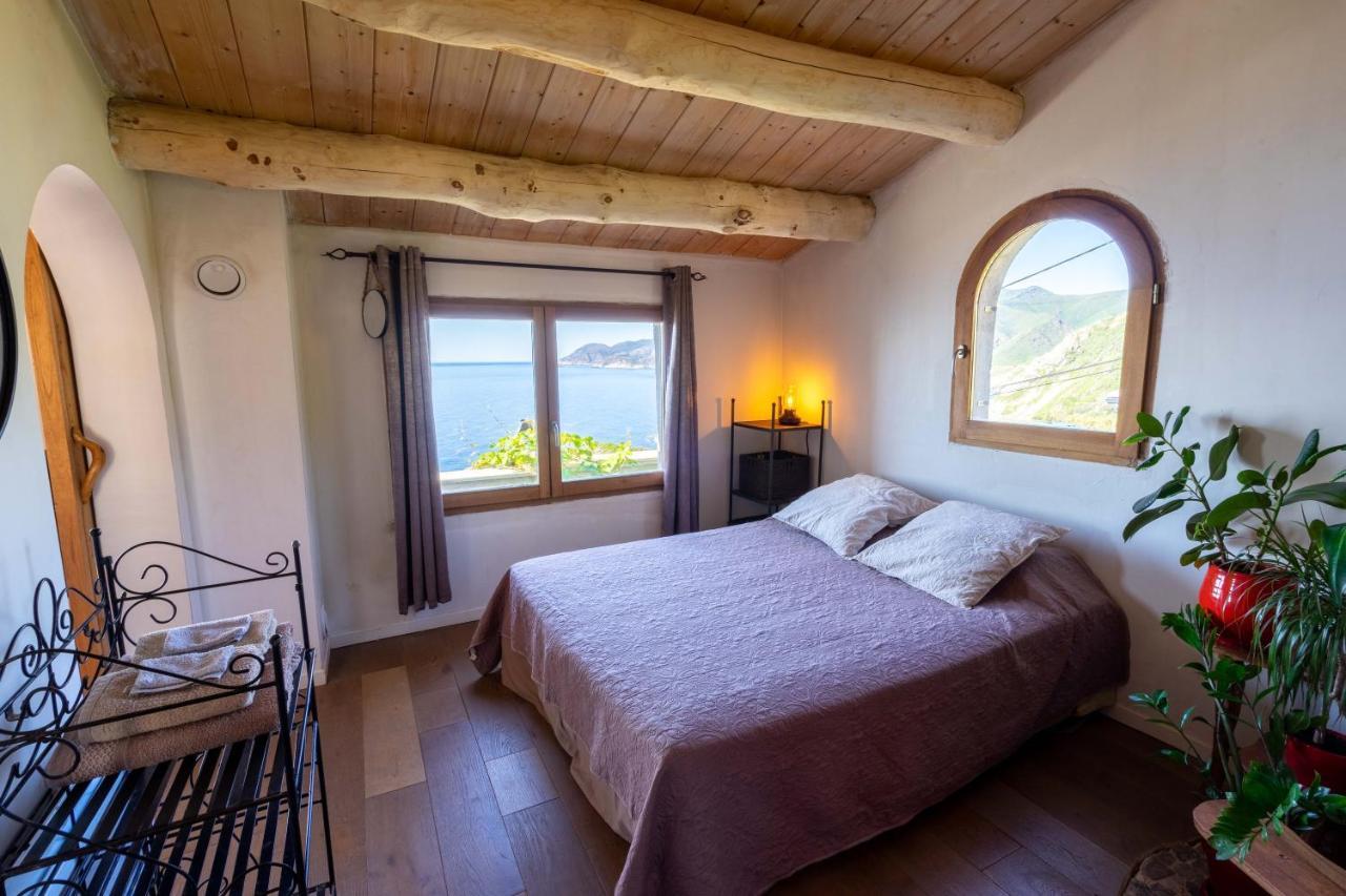 Coin De Paradis Vue Dominante Sur Mer, Montagne Et Tour Genoise Avec Jacuzzi Pino المظهر الخارجي الصورة