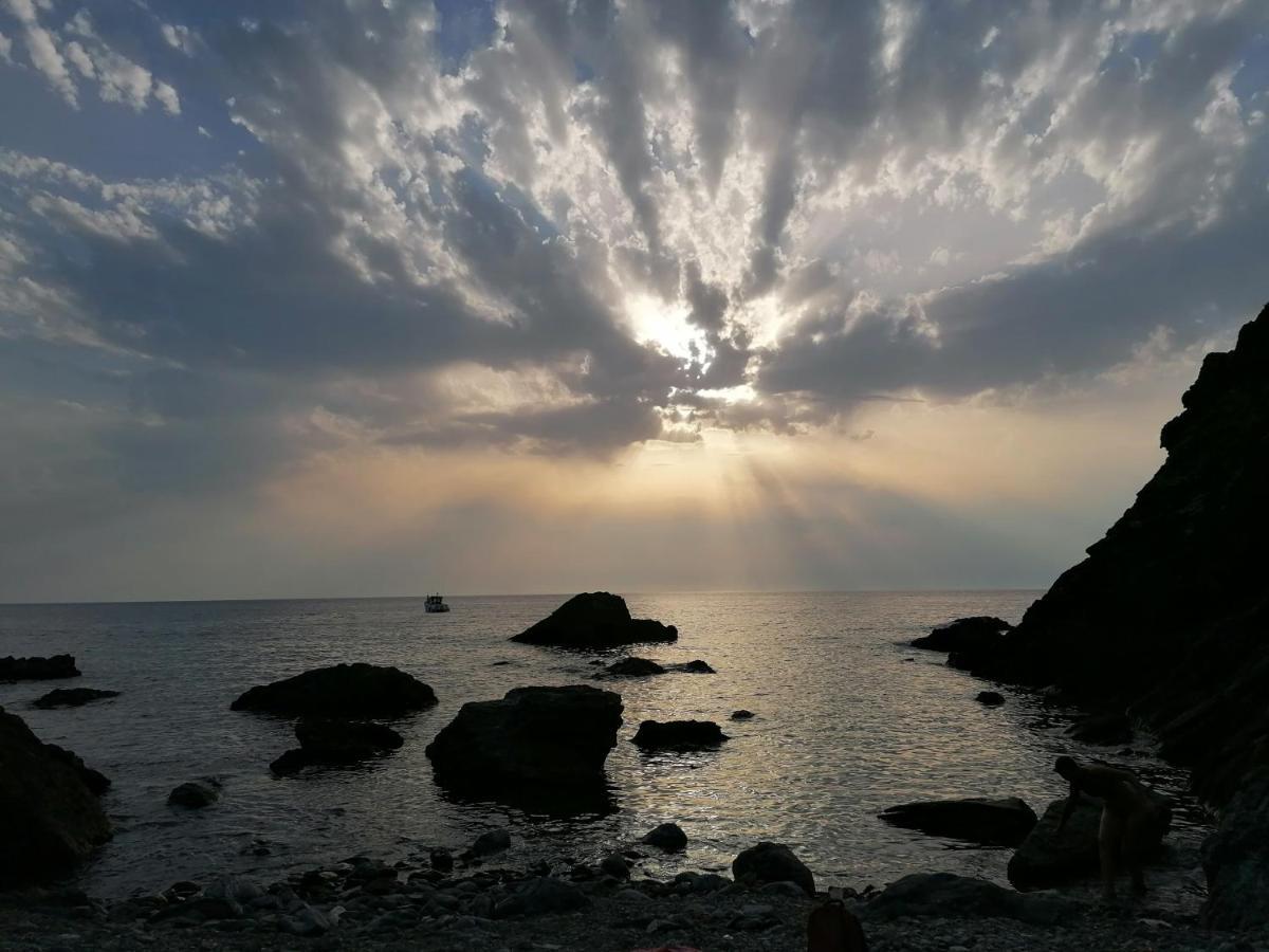 Coin De Paradis Vue Dominante Sur Mer, Montagne Et Tour Genoise Avec Jacuzzi Pino المظهر الخارجي الصورة